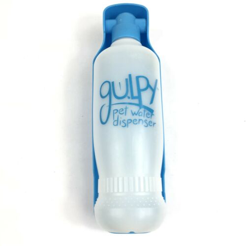 GULPY Water Dispenser for Pet, 20-Ounce, Blue