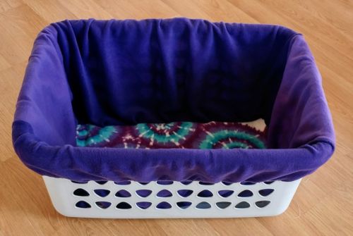 PUPPY TOTE - Whelping Box / Basket Cover For Laundry Basket