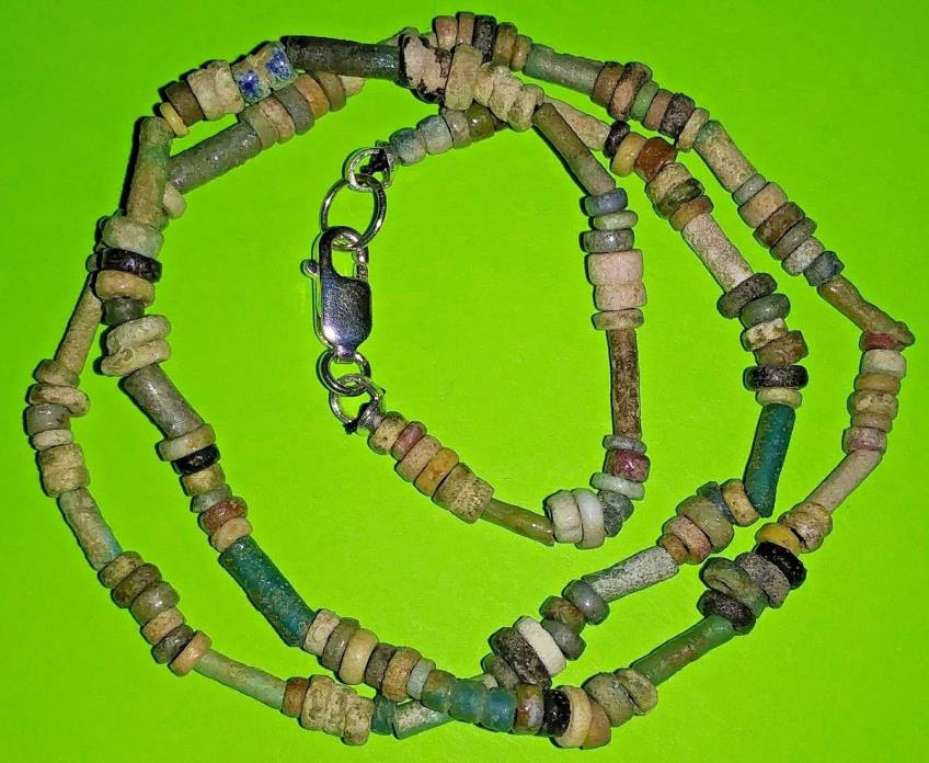 Ancient Egyptian Mummy Bead Necklace 600 BC-200 BC David Hendin Collection COA