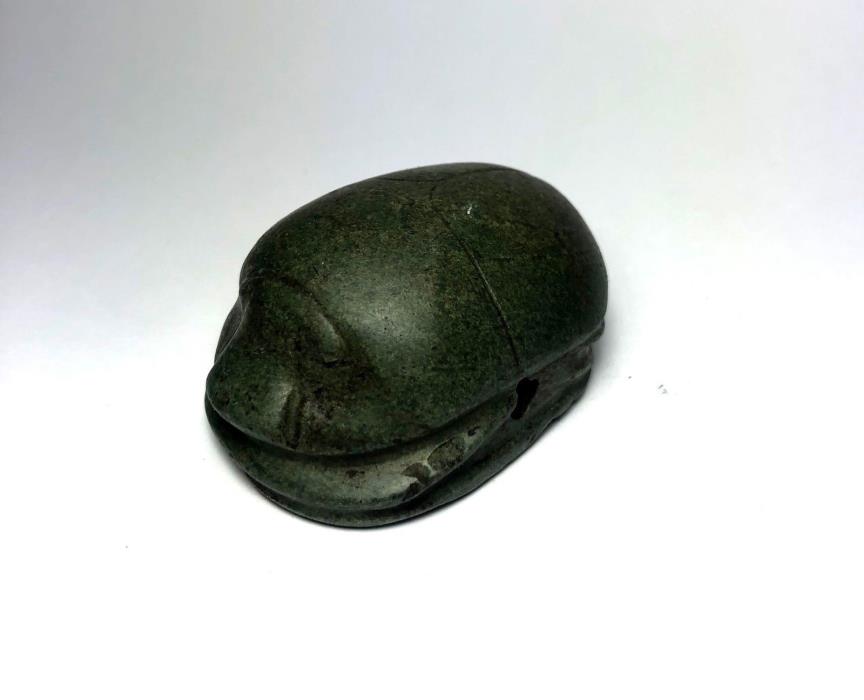 RARE Ancient Egyptian Stone LARGE Scarab 1000 BC