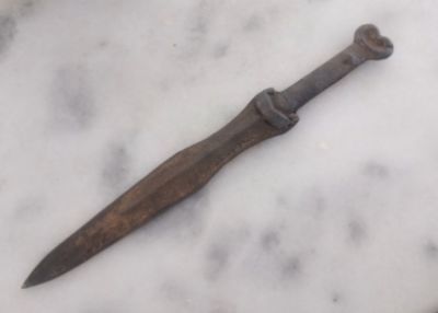 Ancient Scythian Bronze Age Short Sword 37cm Well Preserved Greek