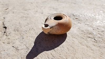Ancient Greek Terracotta OIL LAMP, 6th - 4th Century BC, Restored/Repaired, 81mm