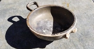 Ancient Greek Black Glazed Apulian-Ware KYLIX, Drinking Cup, 4th Century BC