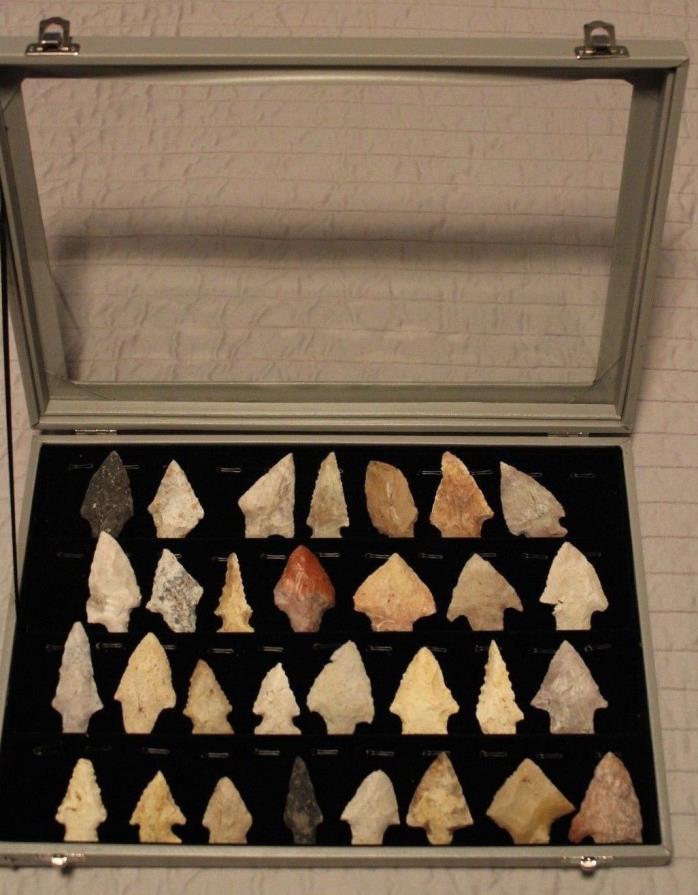 Antique Arrowheads Lot of 30 - All  from Southeastern U.S.