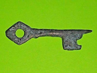 MEDIEVAL KEY 1100 AD-1400 AD rare genuine antique tool for lock treasure box VG