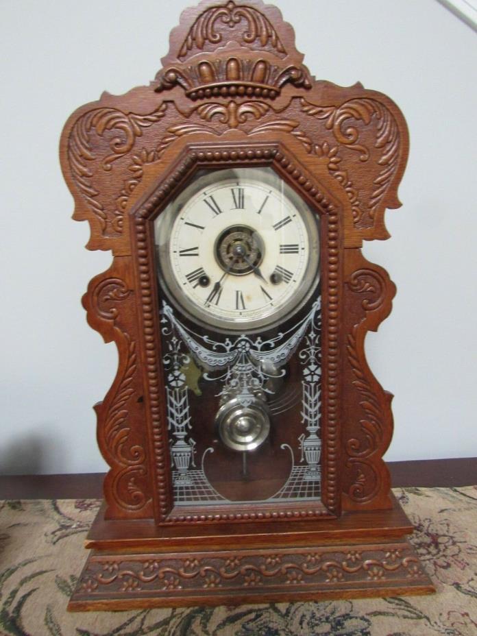 Antique Kitchen Clock with Key