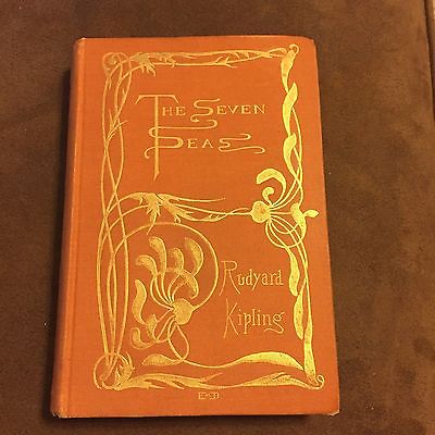 The Seven Seas Rudyard Kipling Book (Early First Edition)