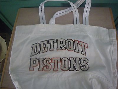 Vintage Detroit Pistons Heavy Cotton Tote~14