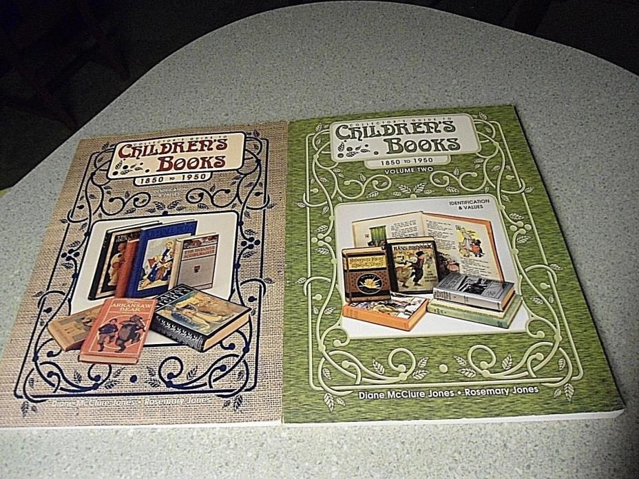 Collectors Guide to Children's Books 1850-1950 Vol 1 & 2 Papercover 1997 & 1999