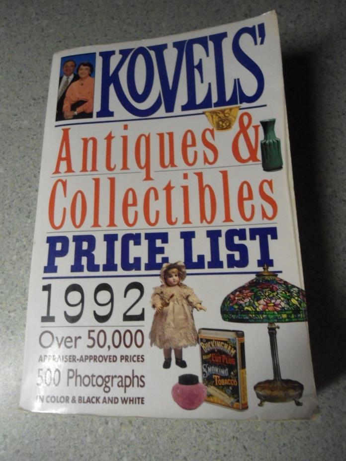 Kovels' Antiques & Collectibles Price List 1992 500 Pictures Papercover