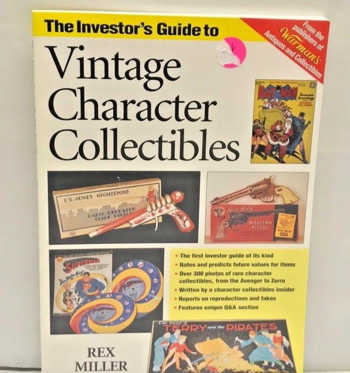 Investor's Price identification Guide Vintage Antique Character Collectible BOOK