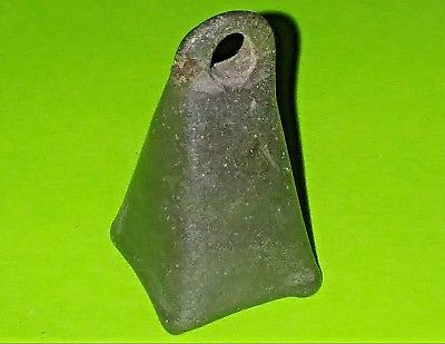 Ancient ROMAN BELL 100 AD pendant good patina old noise tool artifact antique G