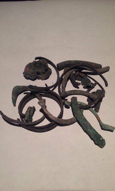 Group lot of Roman Bronze fragments