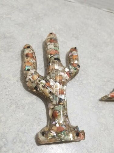 Vintage  Cactus  Fridge Magnet Figurine AZ Southwest Decor