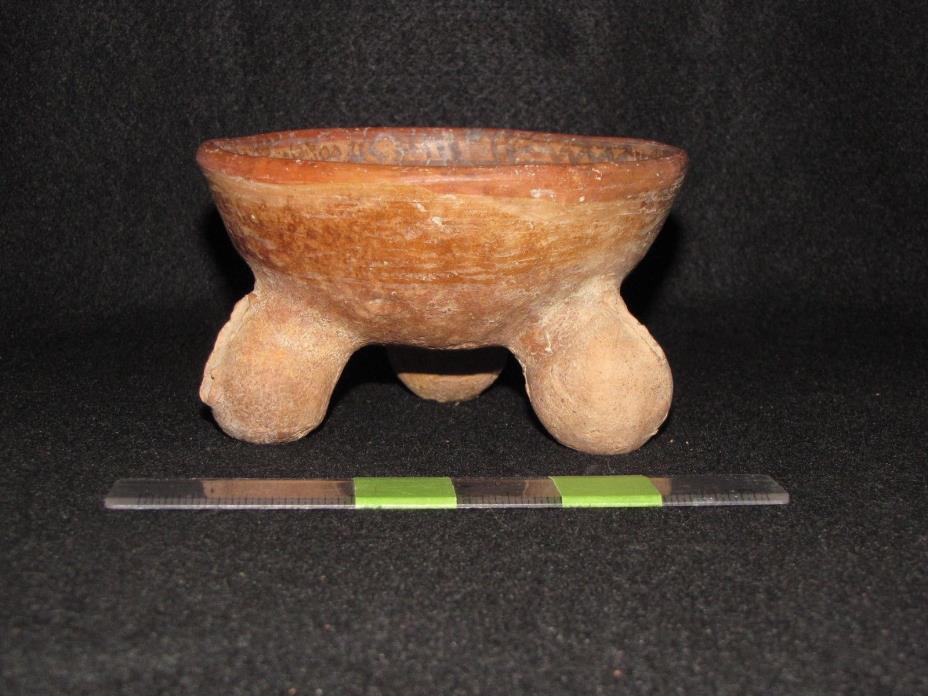 Pre Columbian, Pottery, Choice Costa Rican, Tripod Bowl, E/L Po Clas 900 1500 AD