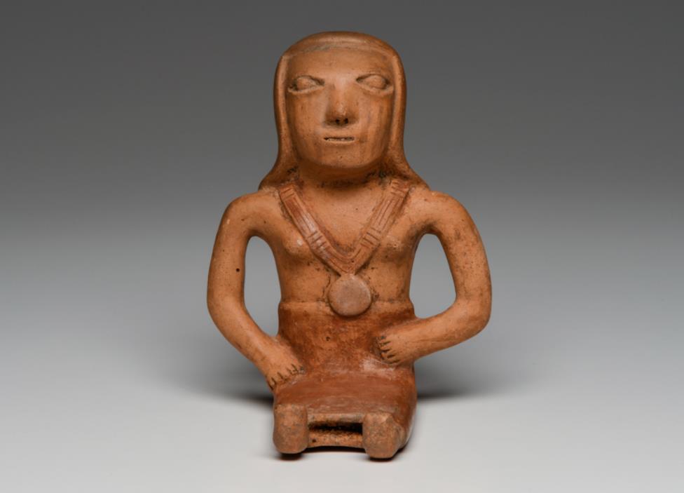 Narino Seated Female Figure Ca. 850-1500 A.D. Pre Columbian Art