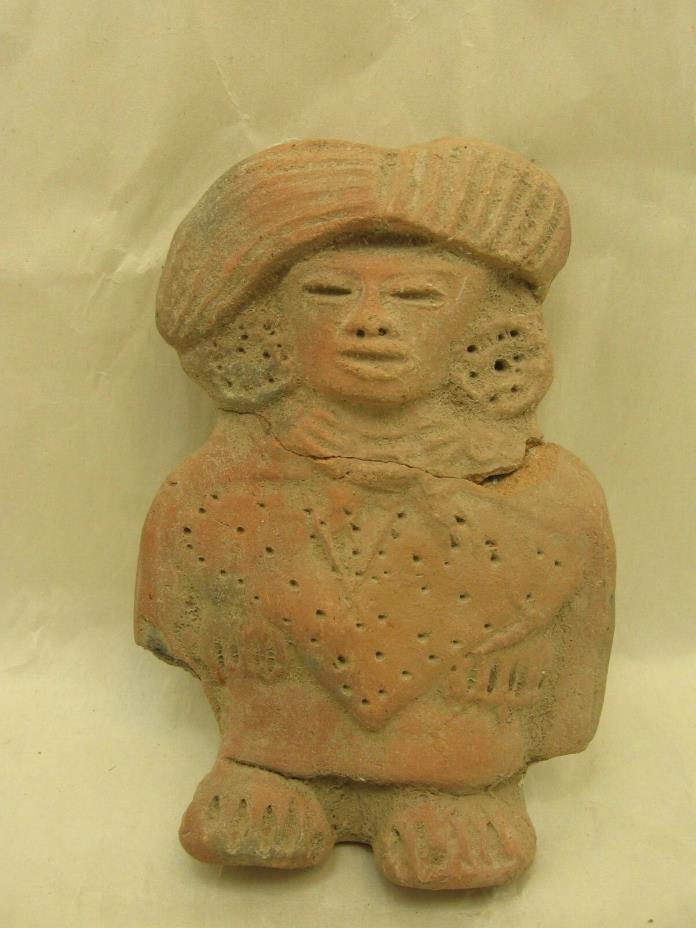 Ancient Mayan Pre Columbian Figure. Guaranteed Authentic