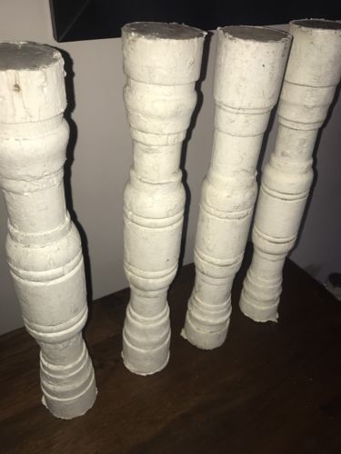 Antique Porch Balusters Spindles 4 Victorian 1800s Wood