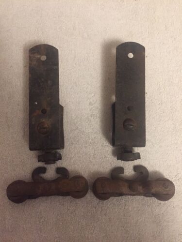 Antique Cannon Ball Barn Door Hangers/ Rollers 1082