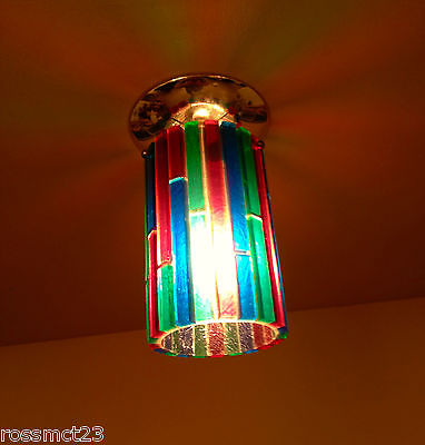 Vintage Lighting four 1960s Fiesta pendants by Moe