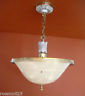 Vintage Lighting 1930s antique Even Glow chandelier by Chase Brass