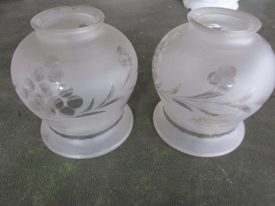 PAIR OF Vintage Light Shades