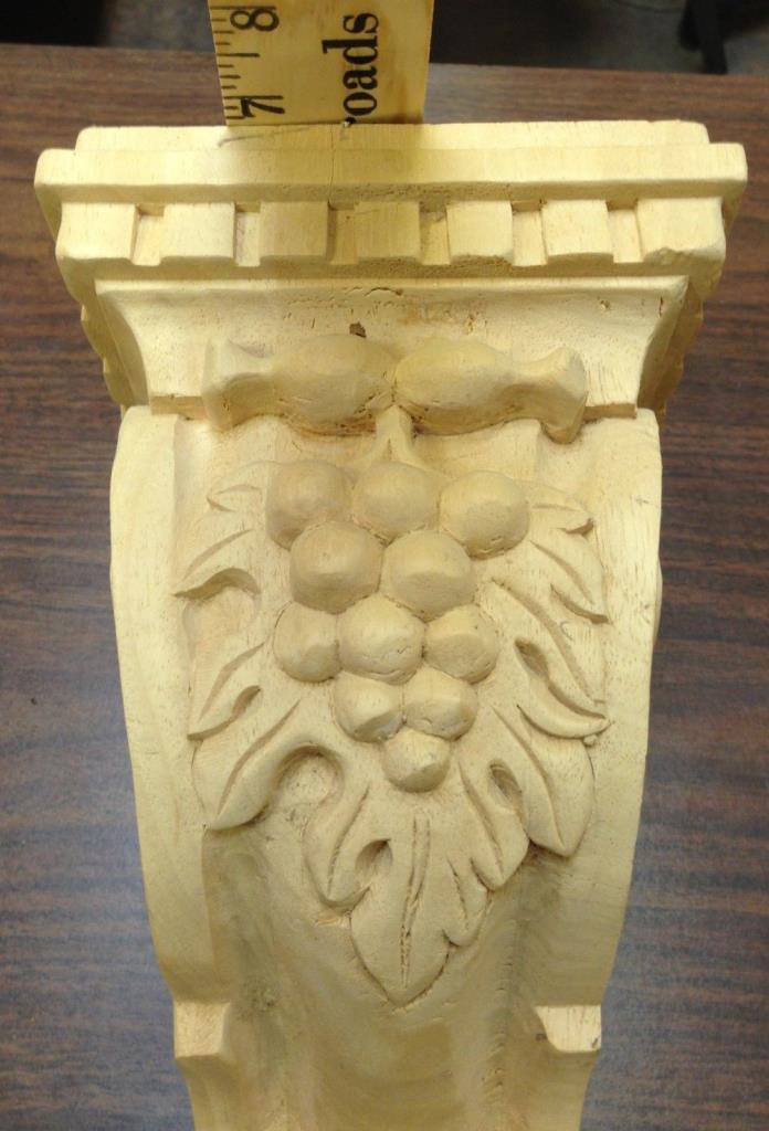 LARGE CORBELS / BRACKETS X 2 UNFINISHED