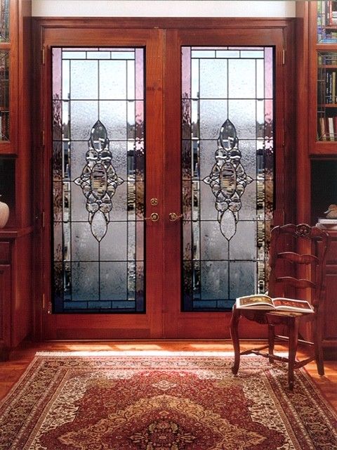Beautiful Stained Glass Exterior designer Doors