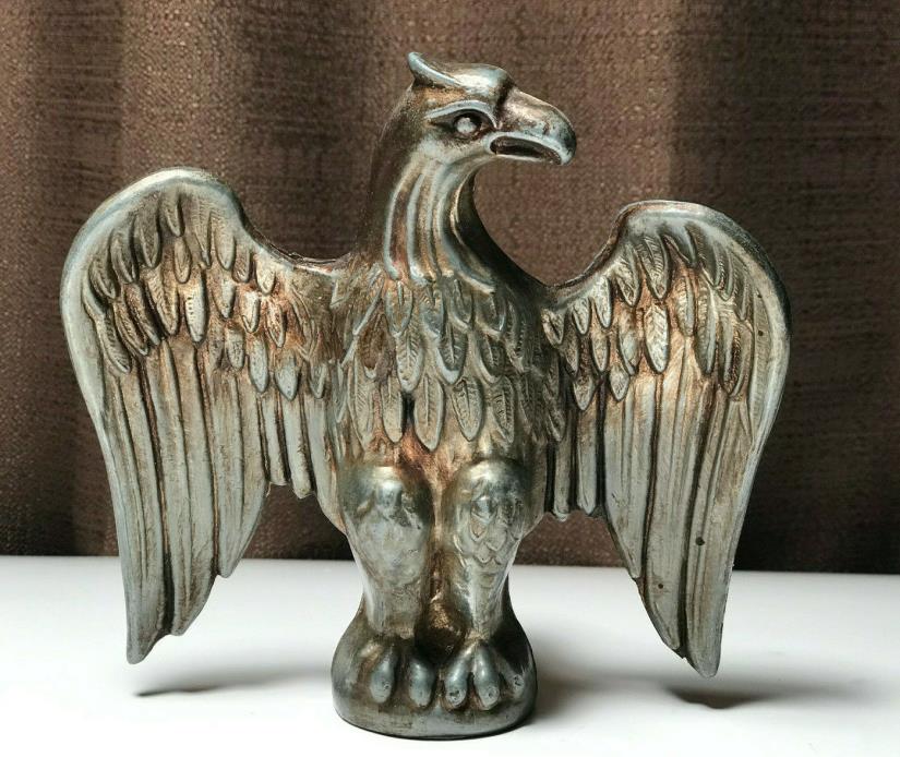 Vintage American Eagle Finial Stamped L.&L. No. 1822 Heavy metal