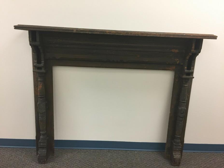 Antique Wood Fireplace Mantel Surround Architectural Salvage