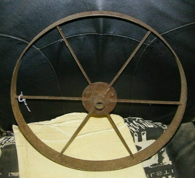 vintage iron wheel 14