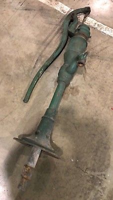 Antique large cistern/well hand pump Hazen Mfg/Hudson MI/Farm-rustic-cast iron