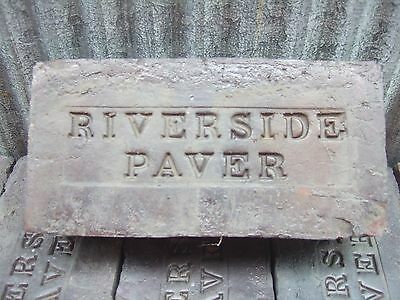 4 Antique Vintage Collectable Riverside Paver Street Sidewalk Patio Brick