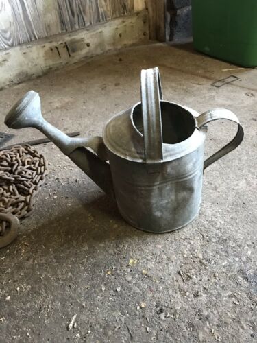 Antique Watering Pale With Spout