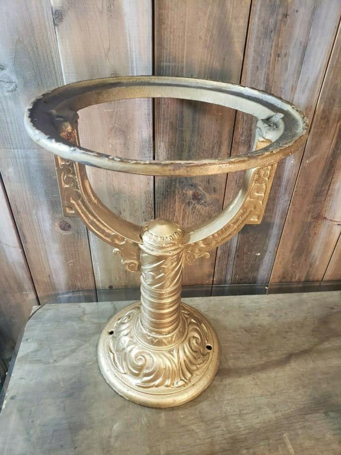 Vintage Cast Iron, Nelson, Steampunk, Hot Water Heater Stand, Planter Base