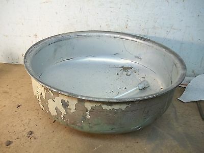 Old Stainless Steel Cream Separator Bowl for  Garden Planter Flower Pot