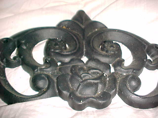 Vintage Wrought Cast Iron Architectural Garden, Yard, Wall ,Vent Cover, Grill
