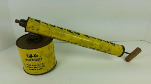 Vintage KILL-KO Insect HAND PUMP SPRAYER w/ CAN 16