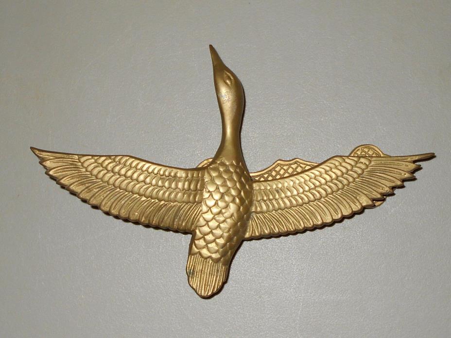 Flying Bird Door Knocker Heavy Brass 11
