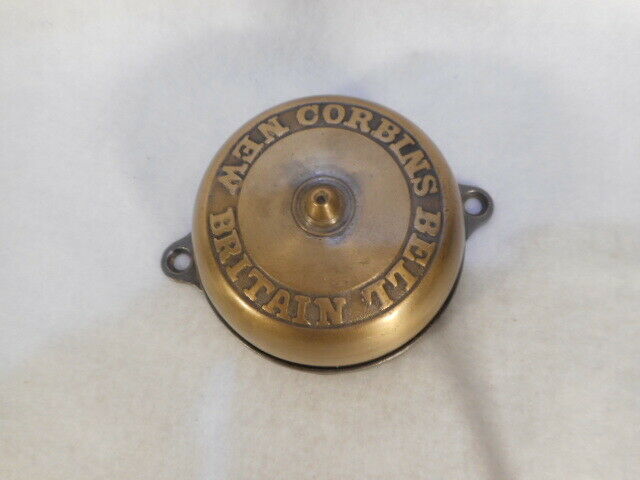 Vintage New Britain Corbins Bell Door Bell Brass and Cast Iron