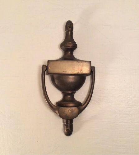 Vintage Cast Iron Brass Door Knocker - Made In India