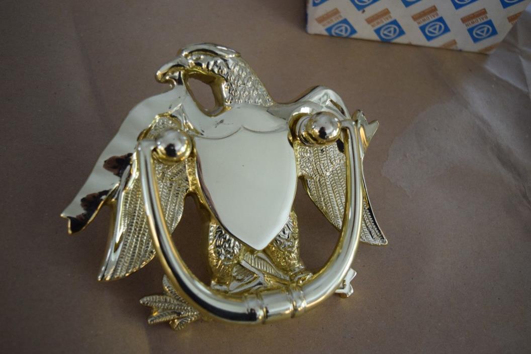 Vintage Baldwin Forged Brass AMERICAN EAGLE DOOR KNOCKER New in box unused 0122