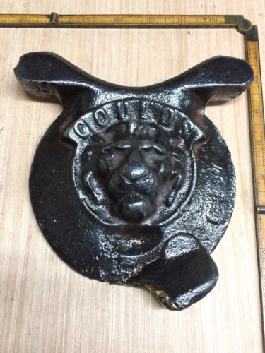 Vintage Cast-Iron Goulds Lion Head Pump Door