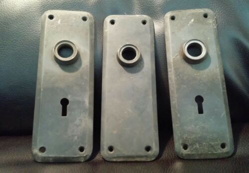 Lot of 3 Sargent Co Door Backplates