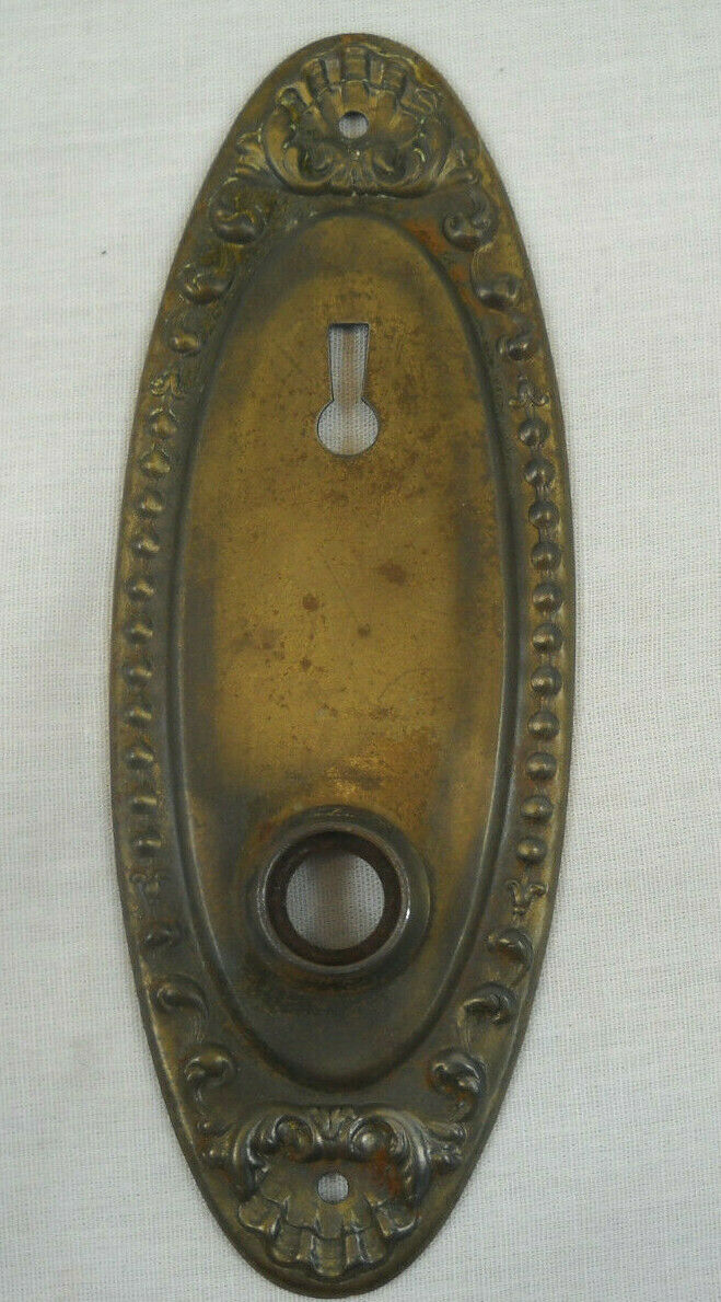 Y&T 509 Antique Metal Doorknob Backplate Door Hardware