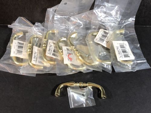 Set Of 8 Liberty Brass Drawer Handle Pulls