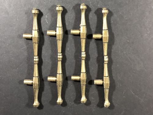 Set Of 4 Brass Hyer Drawer Pulls