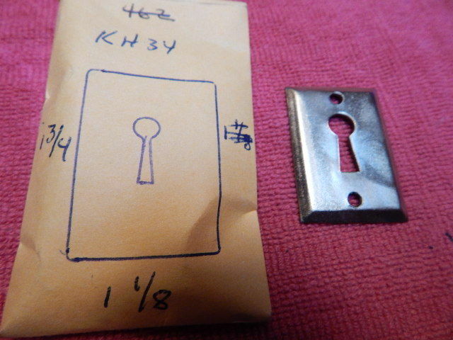 Antique Door Key Hole Escutcheon Brass (KH9)