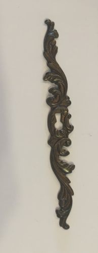 *Antique Fancy Scrolling Numbered A253 Skeleton Keyhole Plate 5.75” X 3/4”