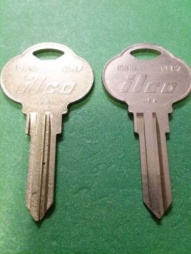 CLB7 Key Blanks, 2 keys uncut ILCO 1581G
